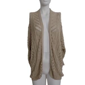 Dolce Cabo open front cardigan sweater boho size Medium